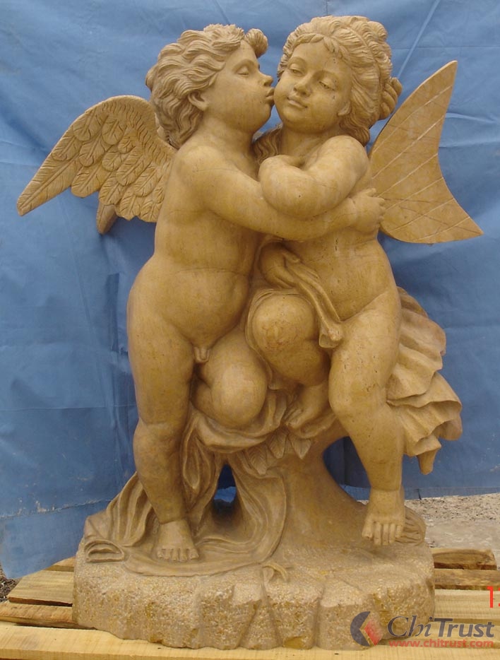 Angel Stone Figurine 014